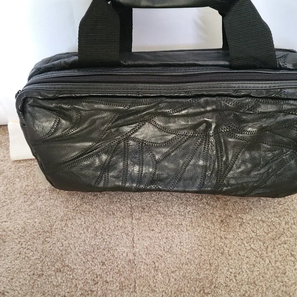 NWT - Leather duffle